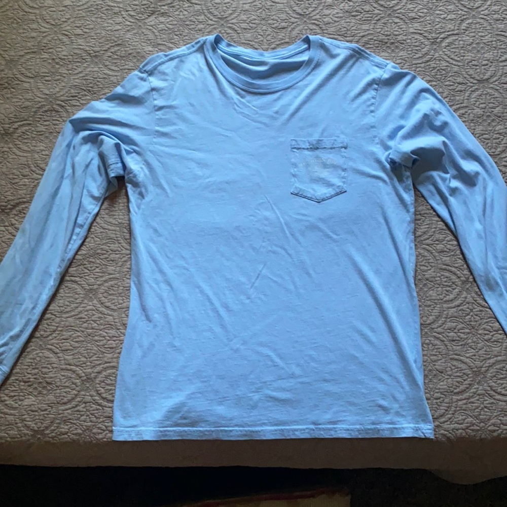 Light blue Southern Tide long sleeve tee shirt.